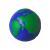 Antystres Globe, zielony, granatowy