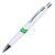 Długopis Shorty, biały, zielony