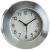 Aluminiowy zegar ścienny VENUS, srebrny