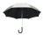 Lekki parasol SOLARIS, czarny, srebrny