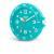 Zegar na ścianę-IW-Turquoise-28cm, morski