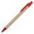 Długopis Eco, czerwony, brązowy