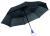 Automatyczny, wiatroodporny, kieszonkowy parasol STREETLIFE, niebieski, czarny