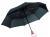 Automatyczny, wiatroodporny, kieszonkowy parasol STREETLIFE, czerwony, czarny, czerwony, czarny